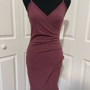 Asymmetrical bodycon dress